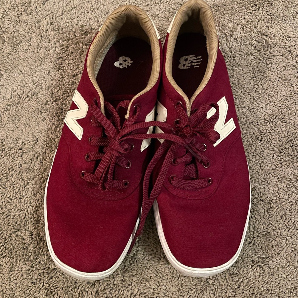 New Balance Burgundy Sneakers
